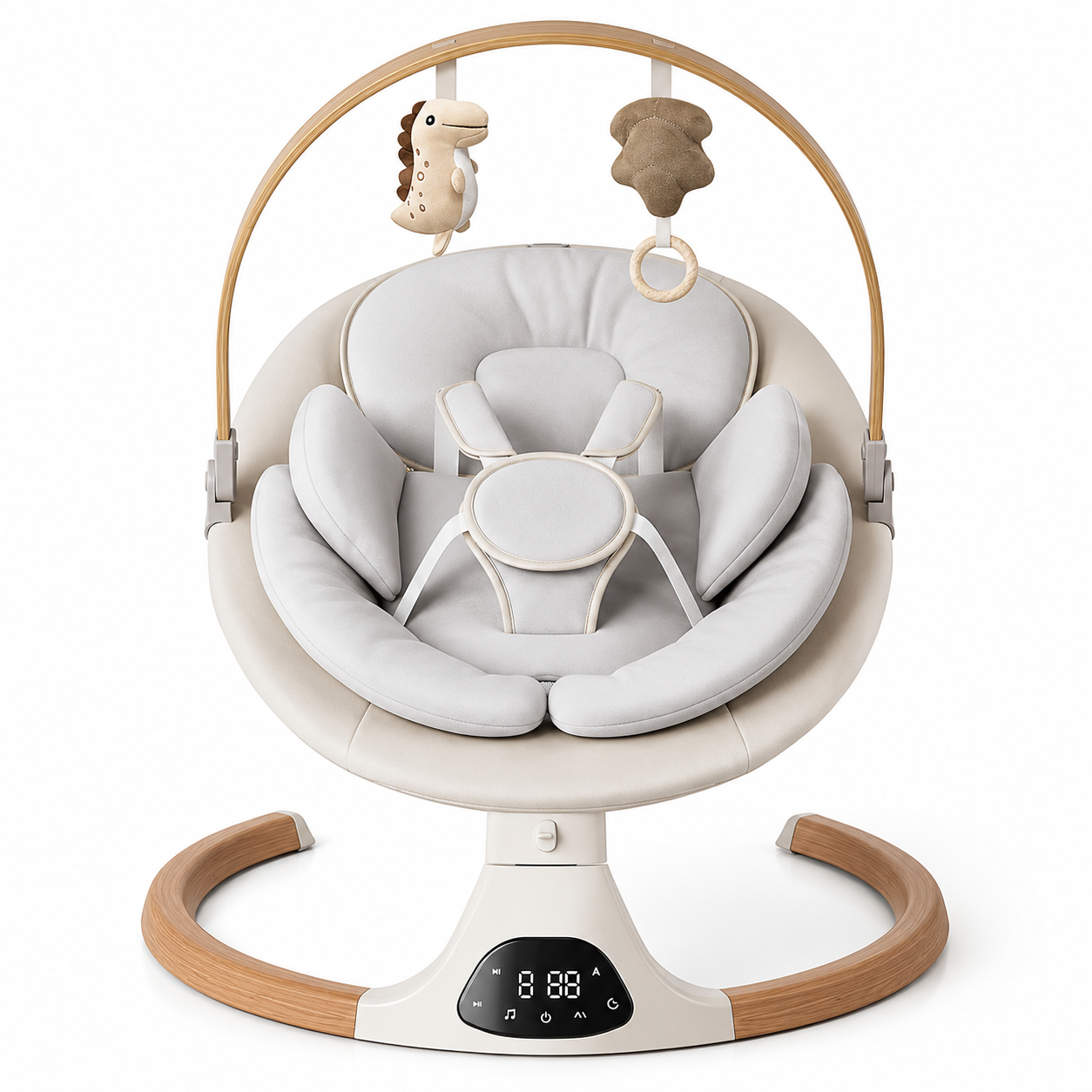 Nursib – Smart electric baby swing – Automatic Bluetooth baby bouncer