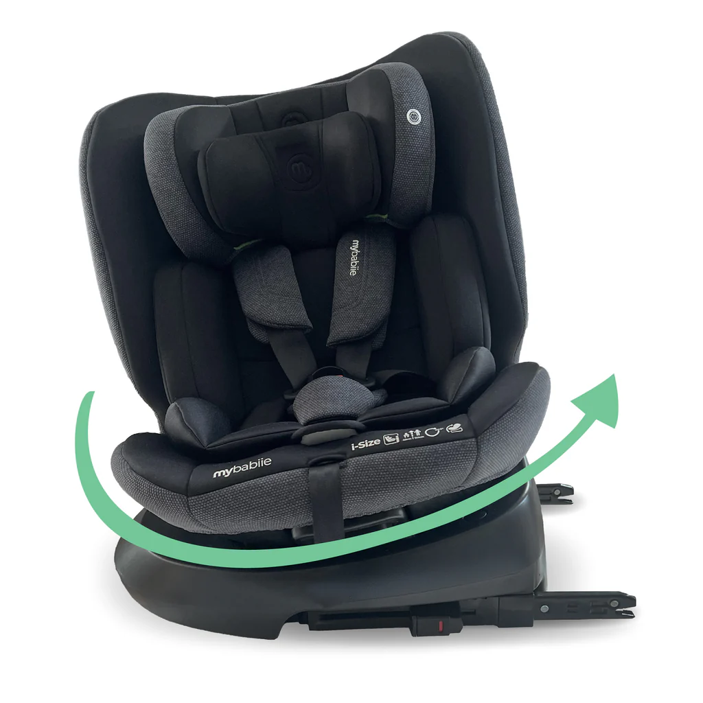 My Babiie MBCS200 i-Size Spin Car Seat Black Birth to 12 Years