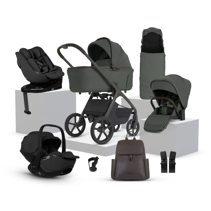 Silver Cross Cove Ultimate 360 Family Bundle Pewter Birth to 4 Years