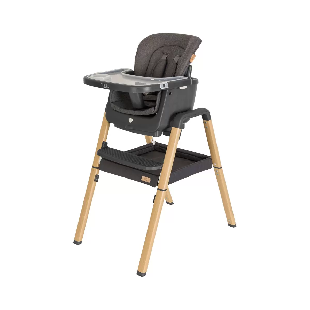 Tutti Bambini Nova Evolutionary Highchair Grey 6 Months to 12 Years